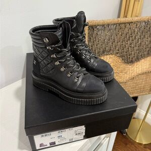 Black Quilted High-Top woman’s Chanel boots